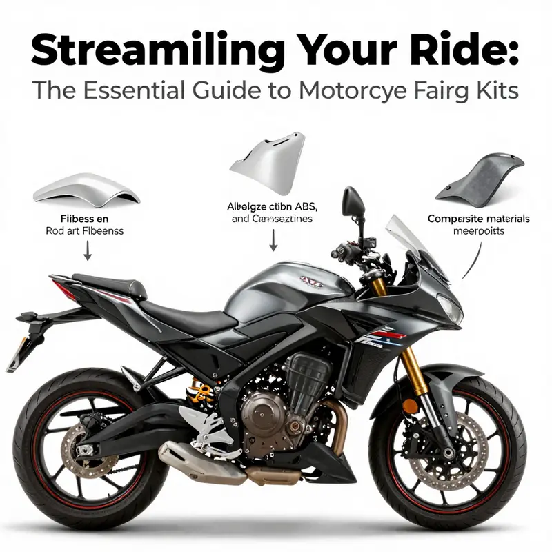 A diverse selection of motorcycle fairing kits highlighting various designs tailored for specific bike models.
