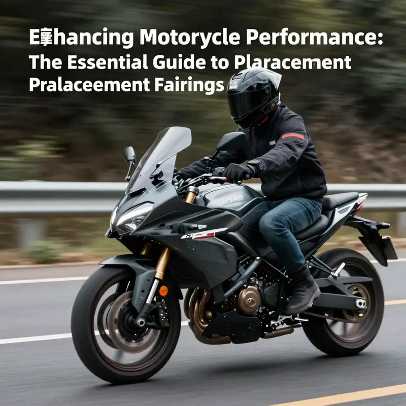 Illustration of diverse types of motorcycle fairings, highlighting their design and coverage.