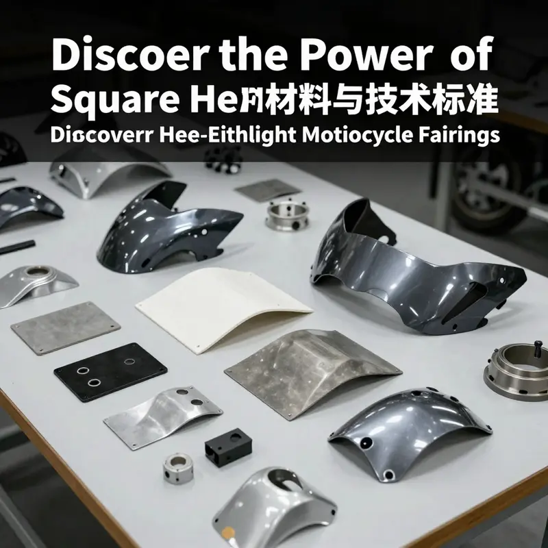 The sleek design of a square headlight motorcycle fairing reflecting modern aesthetics and functional features.