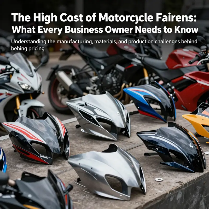 An array of motorcycle fairings in vibrant colors and designs showcased on various motorcycles, illustrating their visual and functional significance.