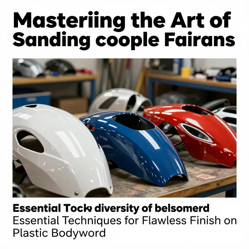 A vibrant display of motorcycle fairings in a workshop, highlighting their colors and designs, essential for attracting customers.