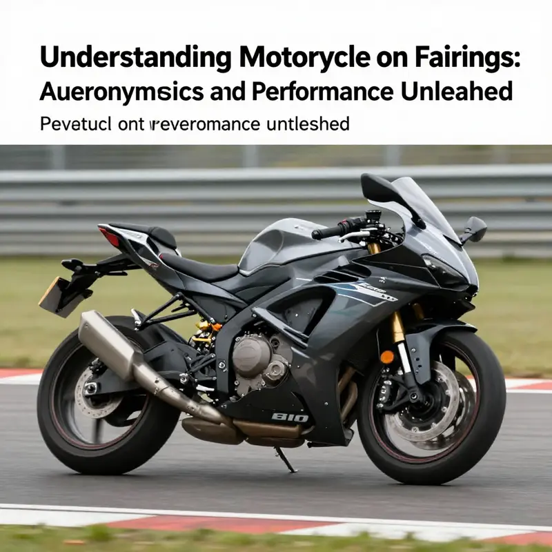Illustration demonstrating how motorcycle fairings streamline airflow, reducing drag and enhancing performance.