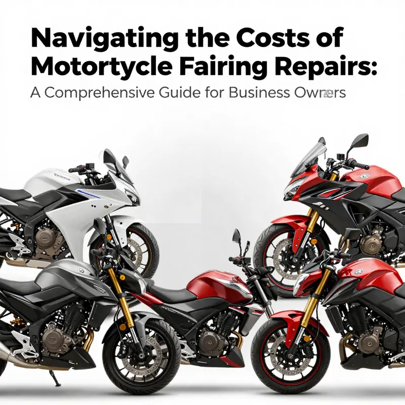 A DIY motorcycle fairing repair kit ready for action, showcasing budget-friendly materials.