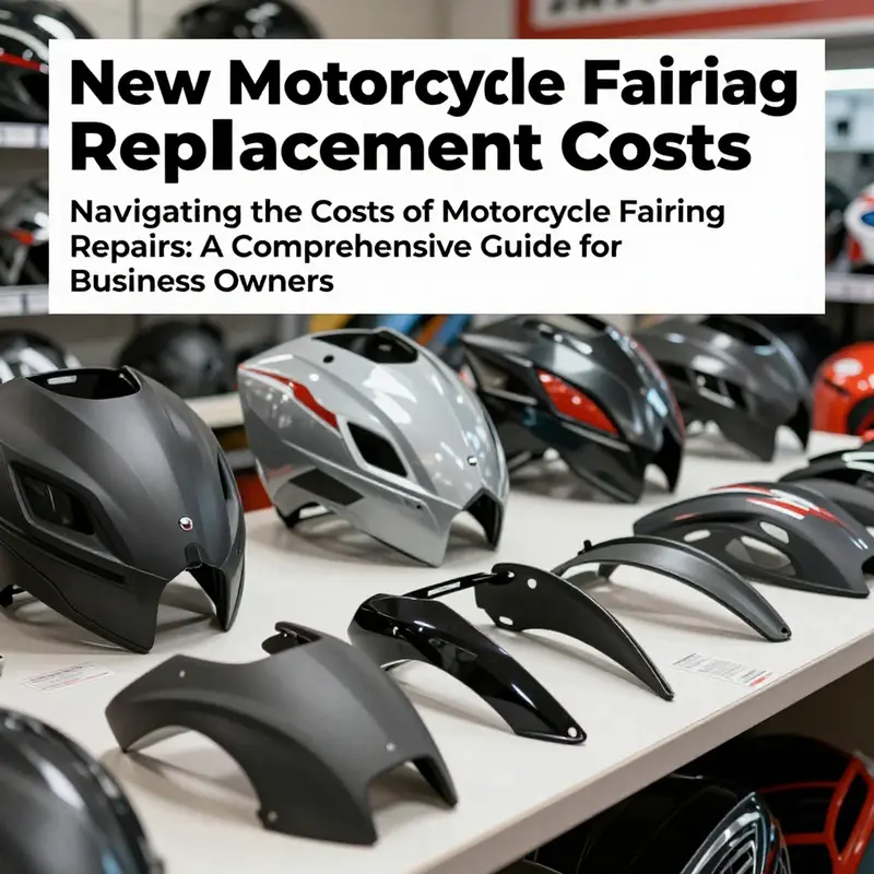 A DIY motorcycle fairing repair kit ready for action, showcasing budget-friendly materials.