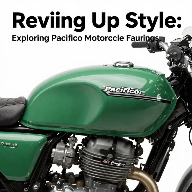 Pacifico Fairing Mounted on a Classic Honda Motorcycle.