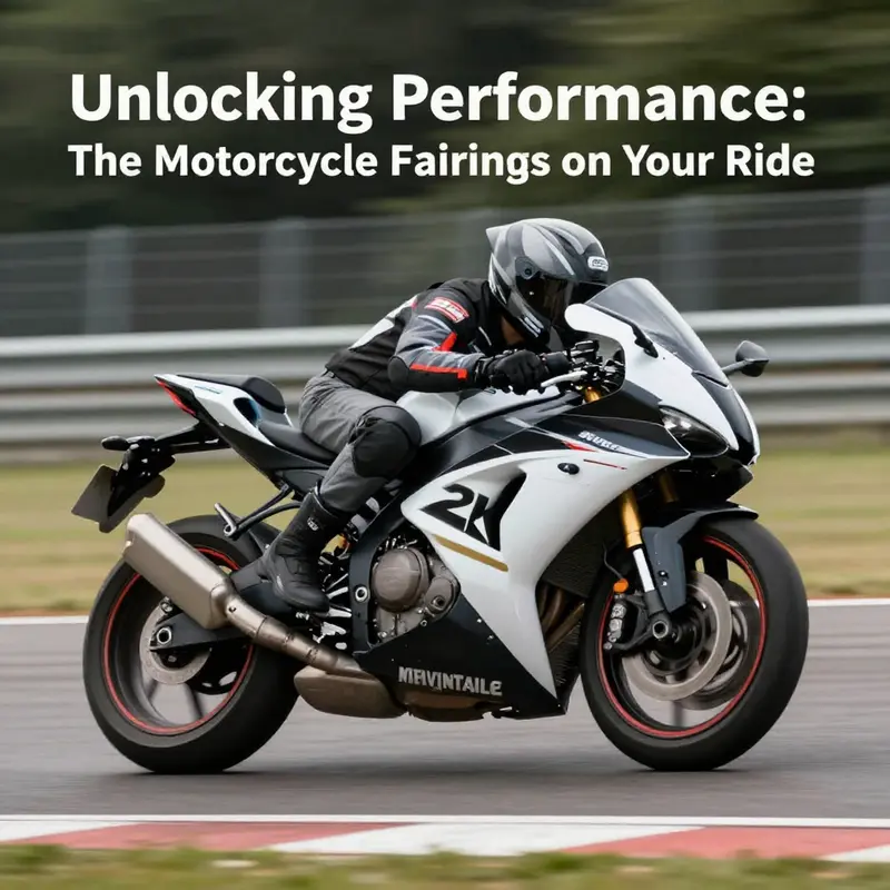 Diverse material options available for 12k motorcycle fairings, highlighting their individual characteristics.