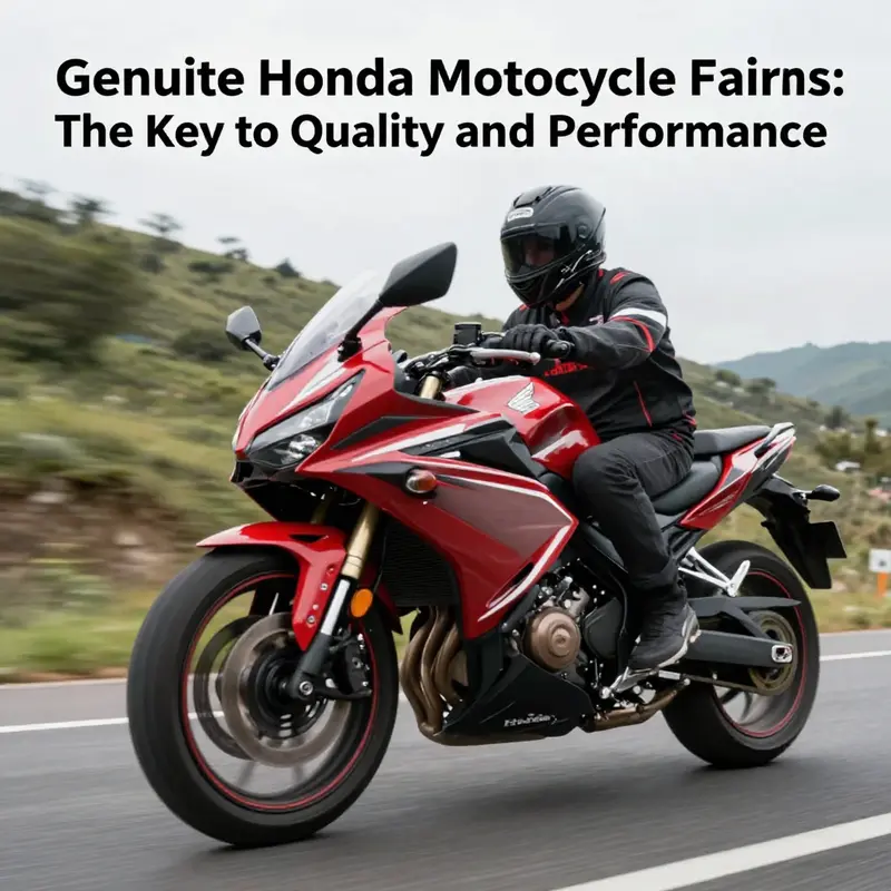A collection of genuine Honda motorcycle fairings showcasing their quality and design.