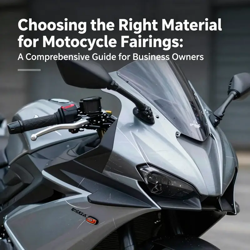 ABS plastic fairing exemplifying lightweight durability and a high-quality finish.