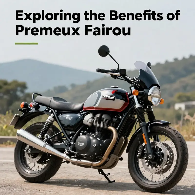 A motorcycle fitted with Premeux fairing showcasing a blend of classic and modern styles.