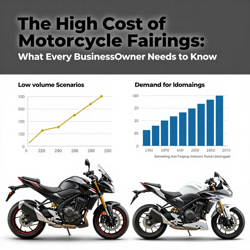 Advanced machinery demonstrates the complex manufacturing processes behind motorcycle fairings.