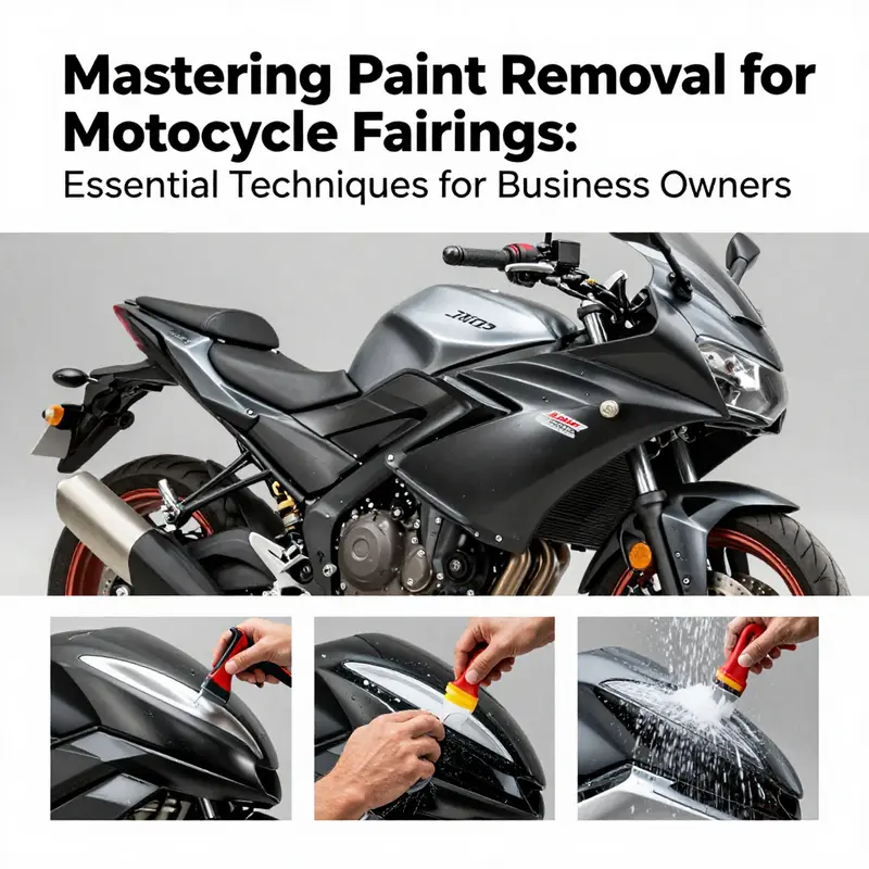 Chemical Guys Paint Remover effectively removes paint from motorcycle fairings without damage.