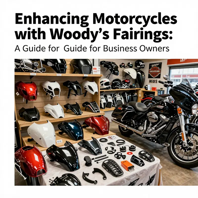 Customized Harley-Davidson Fatboy with Woody’s motorcycle fairing, highlighting the elegant design.