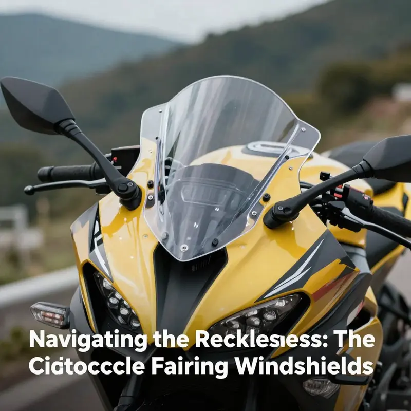 High-quality motorcycle fairing windshield showcasing durability and design.