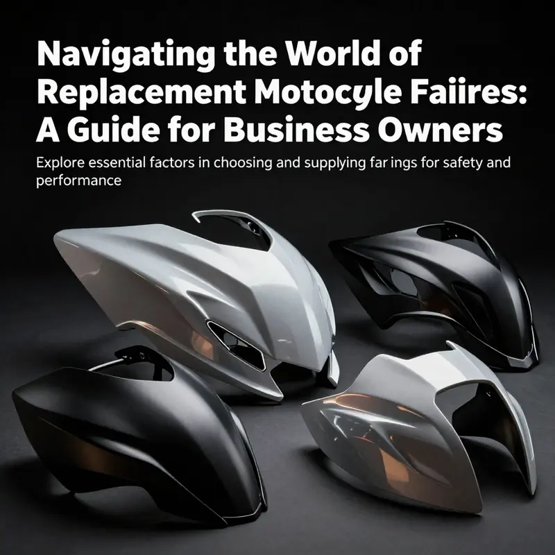 A visually striking representation of multiple styles of motorcycle fairings, emphasizing their aesthetic and functional qualities.