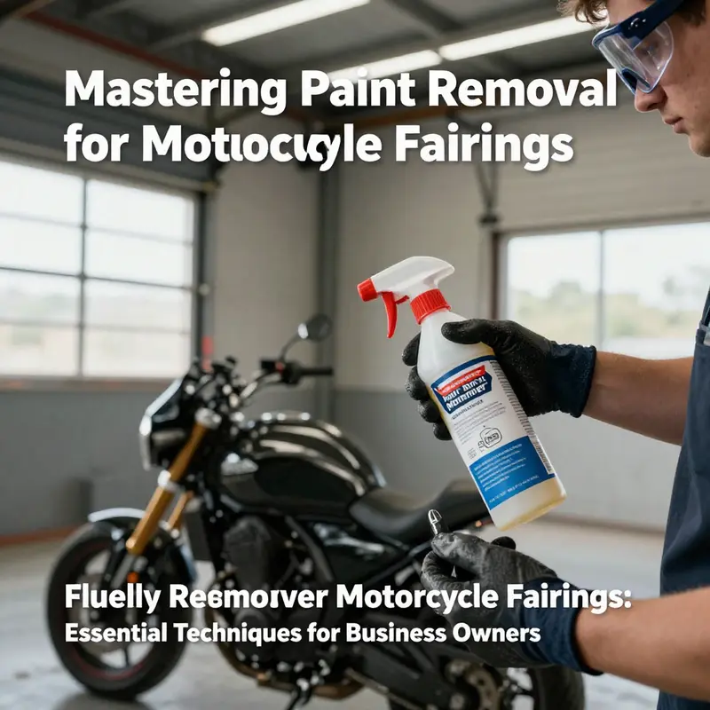 Chemical Guys Paint Remover effectively removes paint from motorcycle fairings without damage.