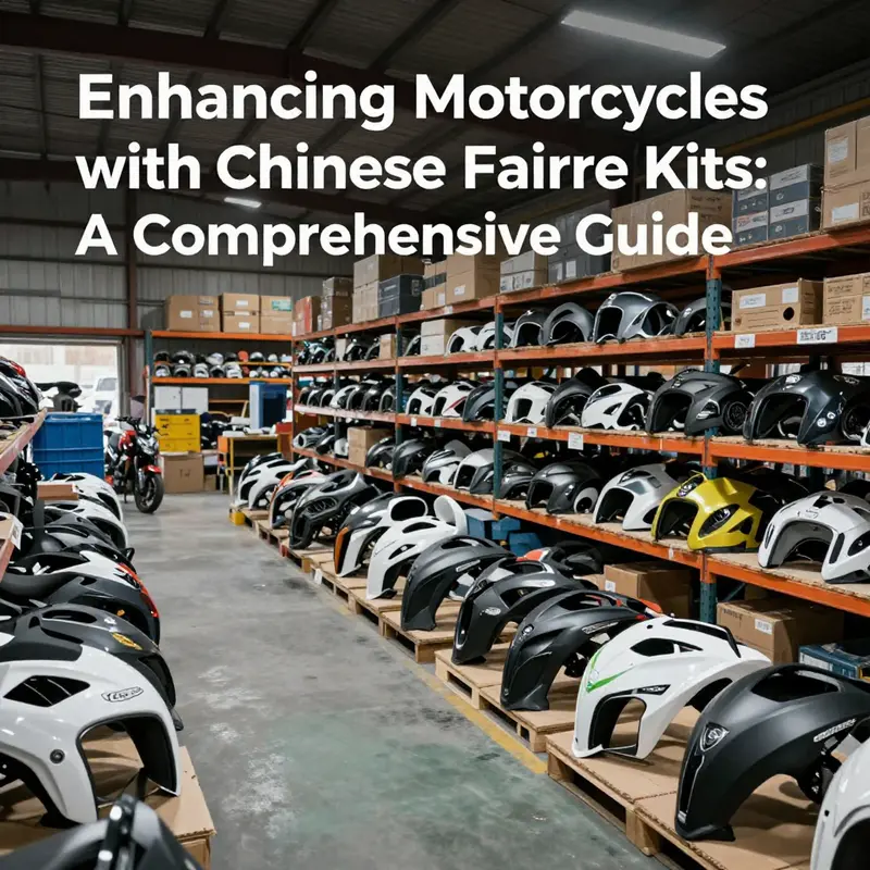 Different materials used for manufacturing Chinese motorcycle fairing kits.