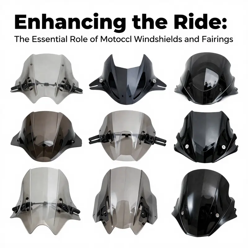 Motorcyclist experiencing enhanced comfort with a premium windshield.