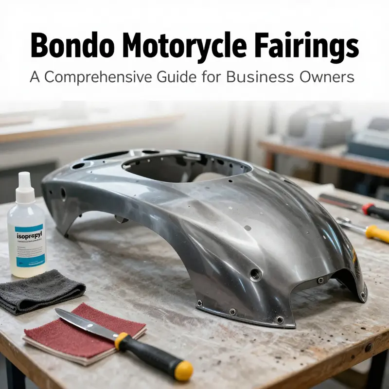 Careful surface preparation is key to ensuring a strong bond for motorcycle fairings.