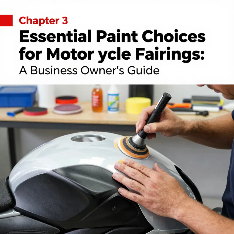 Different finishes illustrating the importance of selecting high-quality paint for motorcycle fairings.