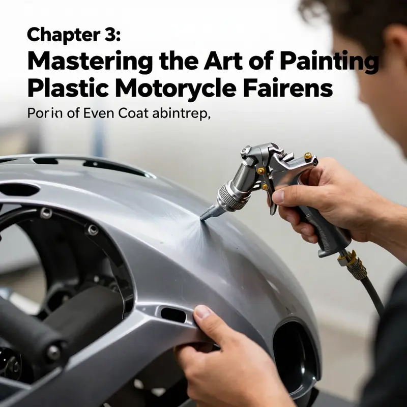 Surface preparation is vital for achieving a quality paint finish on plastic motorcycle fairings.