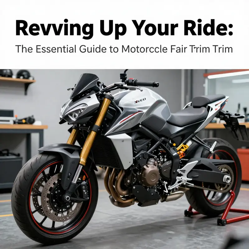 Functional fairing trim enhances aerodynamics and airflow management.