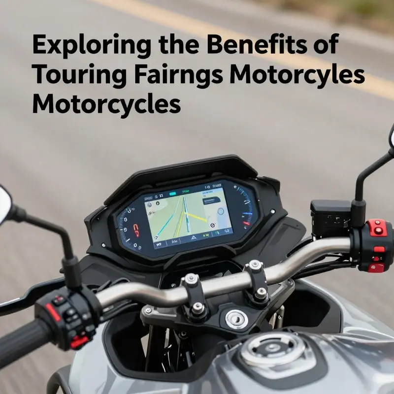 The aerodynamic design of touring fairings motorcycles enhances fuel efficiency and stability.