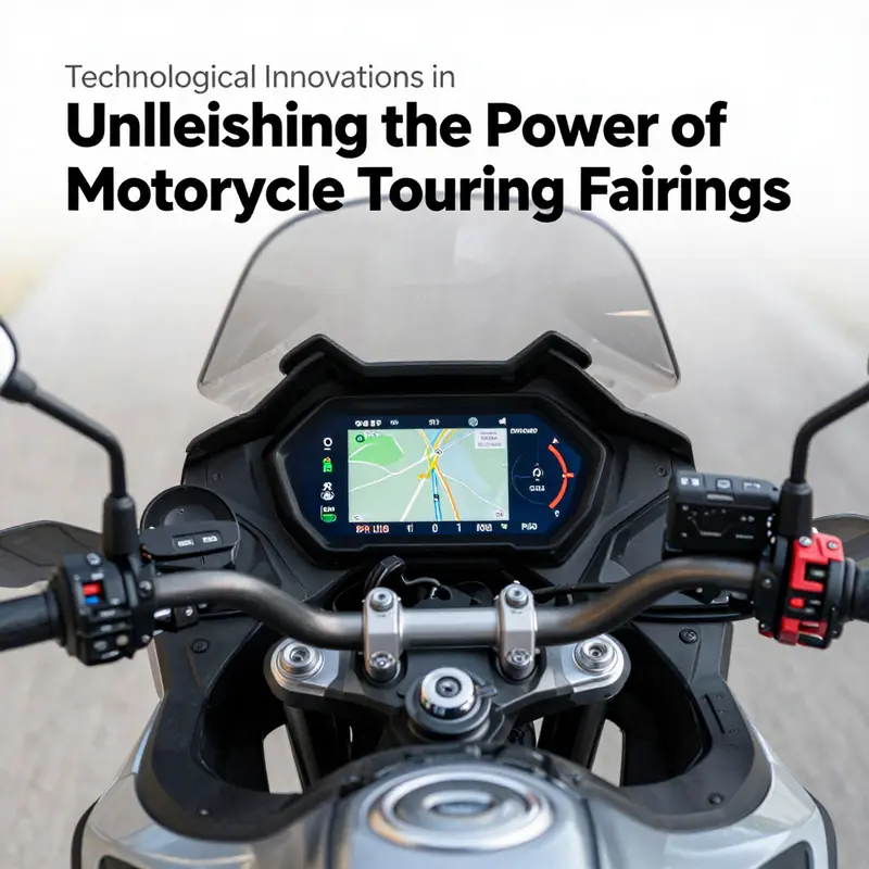 Aerodynamic touring fairings diminish wind resistance, enhancing performance and comfort.