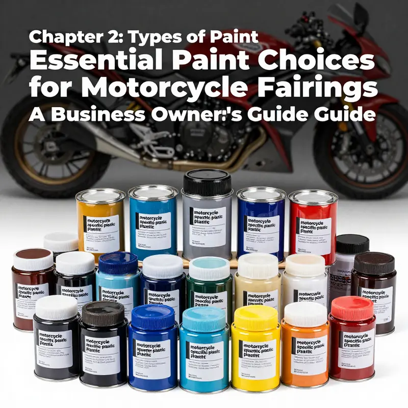 Different finishes illustrating the importance of selecting high-quality paint for motorcycle fairings.