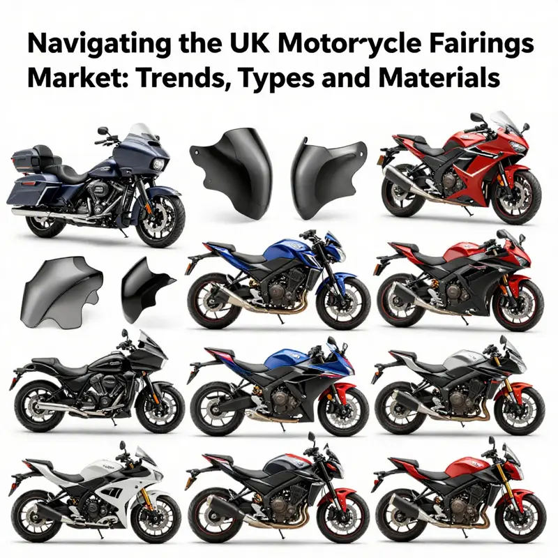 A collection of the latest motorcycle fairings showcasing popular models and their design features.