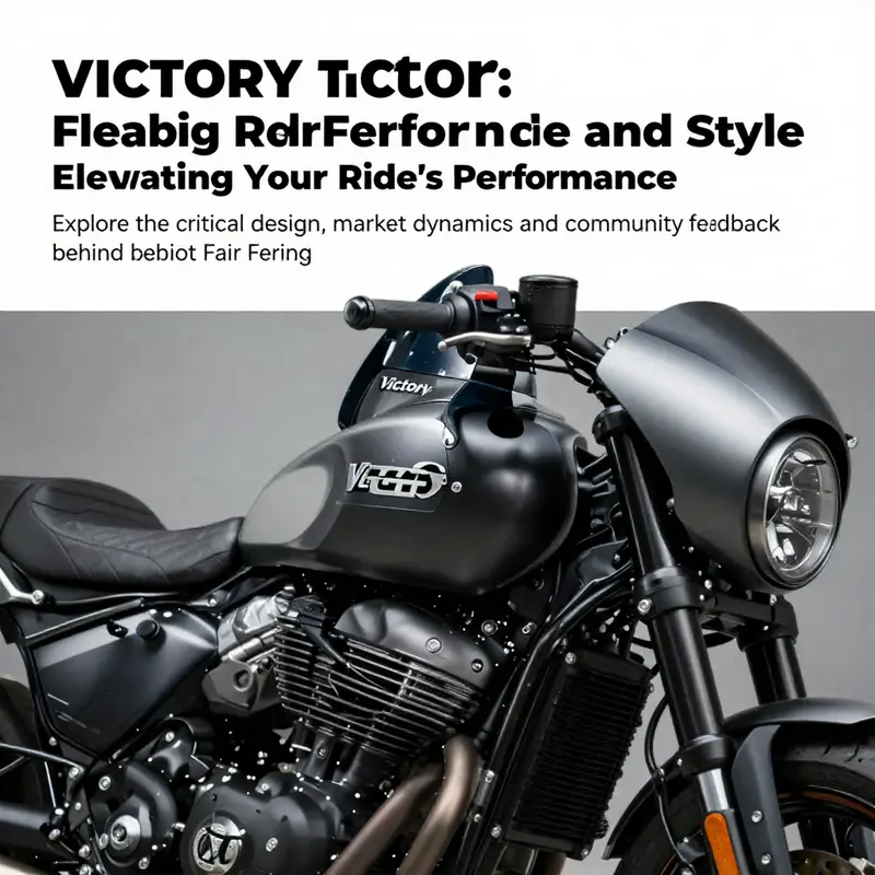 Custom motorcycle showcasing a Victory Motorcycle Fairing, illustrating performance and aesthetic appeal.