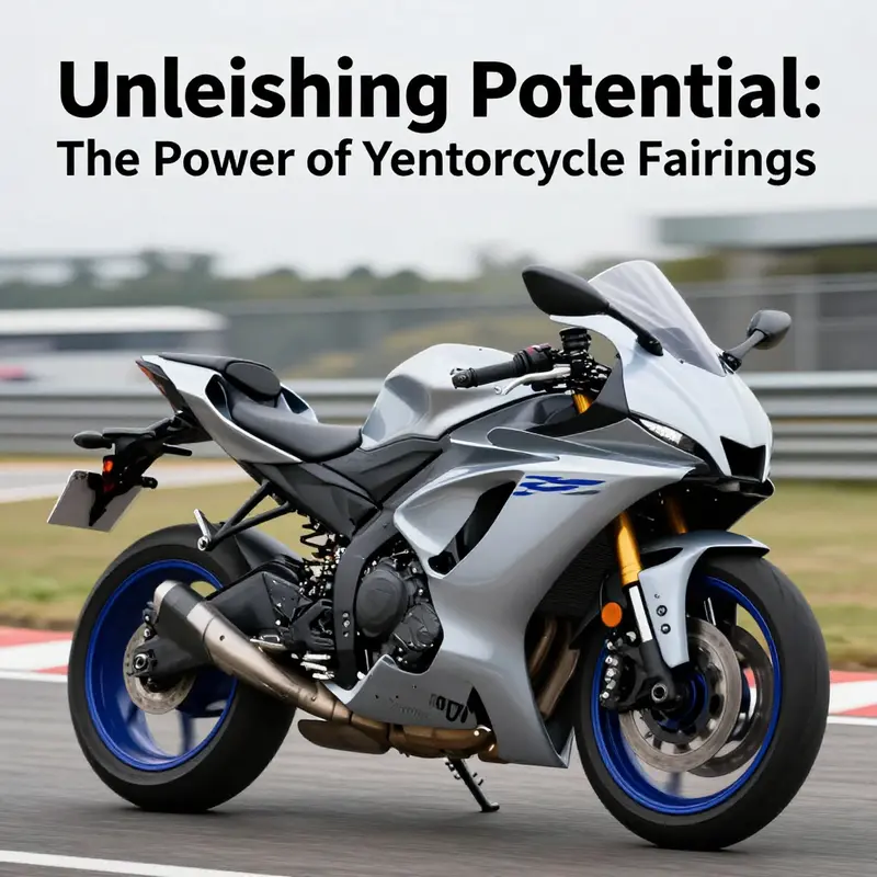 Yamaha motorcycle demonstrating aerodynamic superiority through optimized fairings.