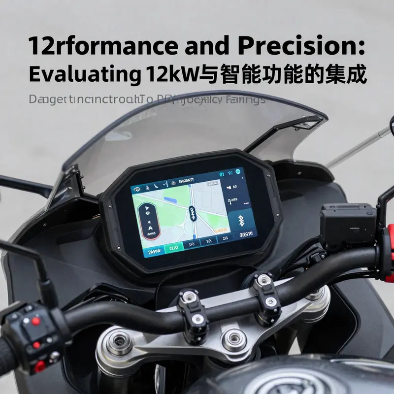 The aerodynamic design of a 12kW motorcycle fairing enhances performance and stability.