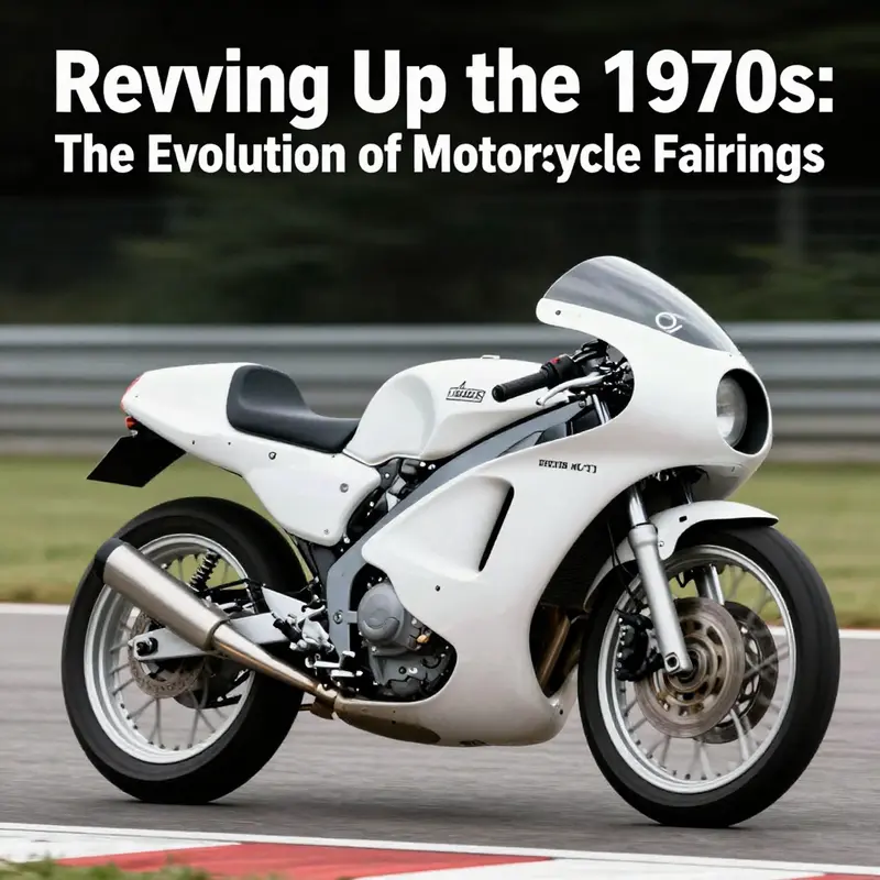 The aesthetic evolution of 1970s motorcycle fairings blends form and function.