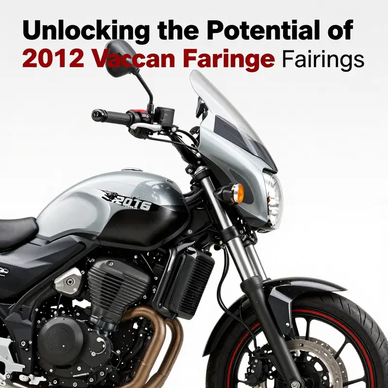 The fairing outer of a 2012 Kawasaki Vulcan, demonstrating compatibility and aesthetic integration.