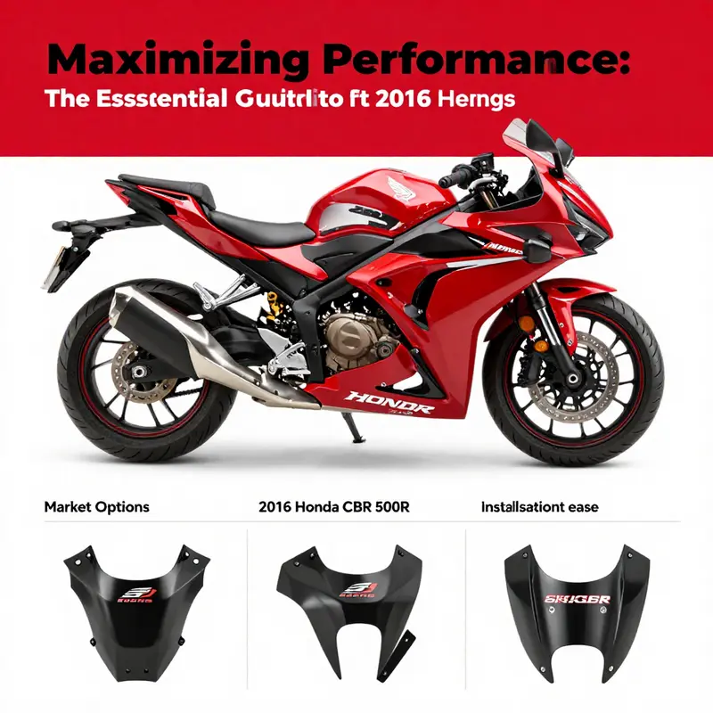 The aerodynamic design of the 2016 Honda CBR500R fairings enhances its performance and road presence.