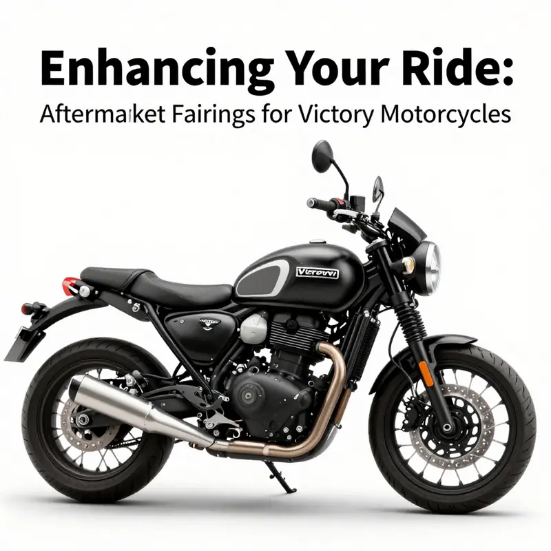 Different styles of aftermarket fairings for Victory motorcycles that cater to diverse rider preferences.