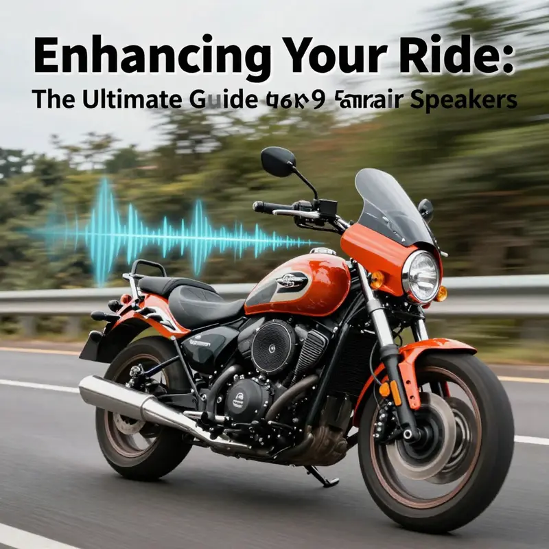 6×9 motorcycle fairing speakers designed for durability and weather resistance.