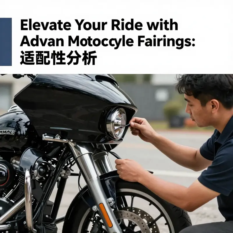 Advan motorcycle fairings showcasing their design and brand identity.