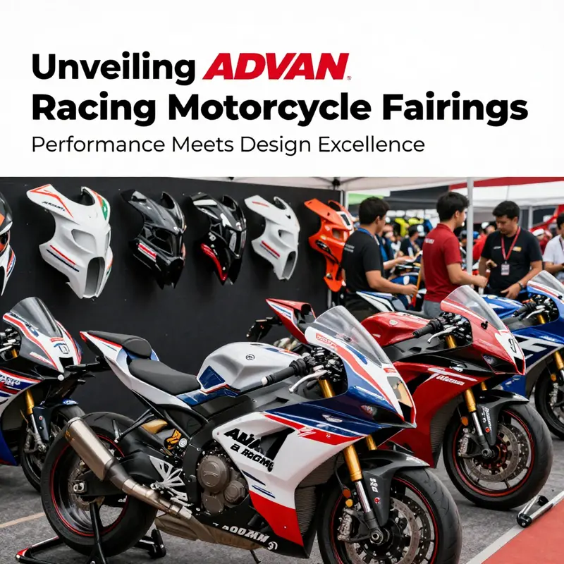 Current landscape of the motorcycle fairing market featuring ADVAN Racing components and competitors.