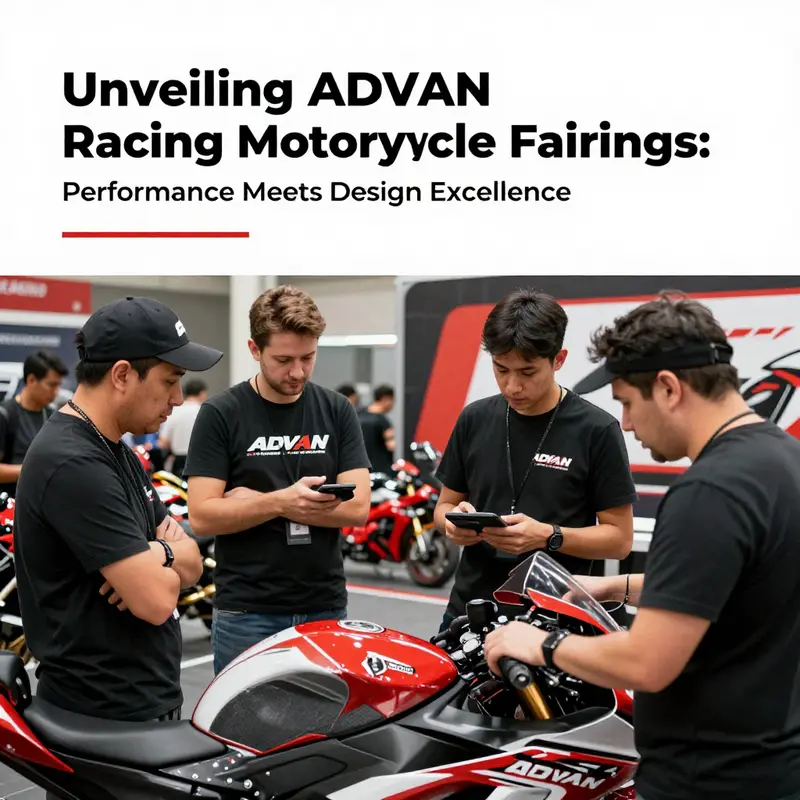 Current landscape of the motorcycle fairing market featuring ADVAN Racing components and competitors.