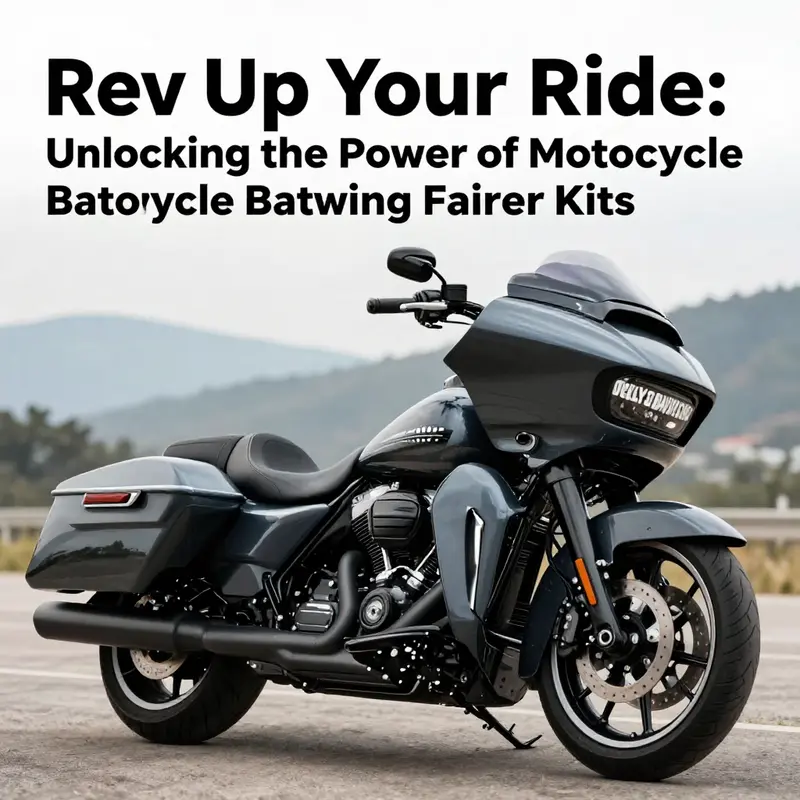 The streamlined design of a batwing fairing enhances aerodynamics for a smoother ride.