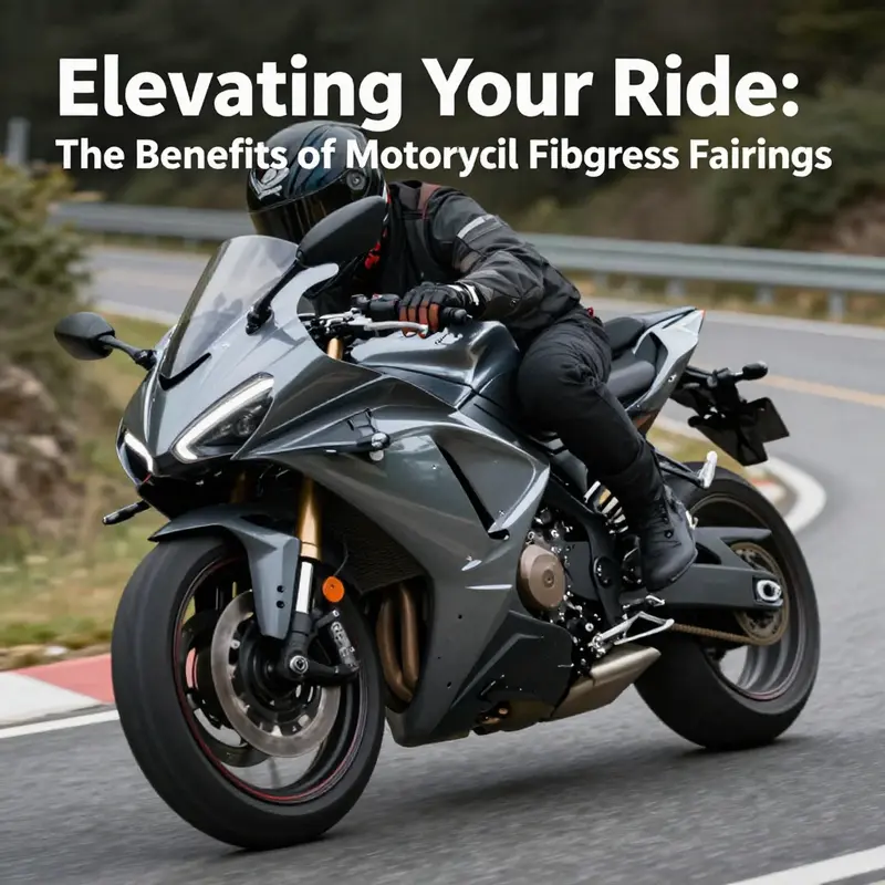 A close-up view of the fiberglass layering process used in motorcycle fairings.