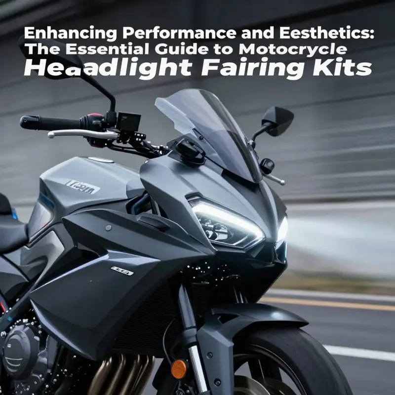 Streamlined motorcycle appearance showcasing the aerodynamic advantages of headlight fairing kits.