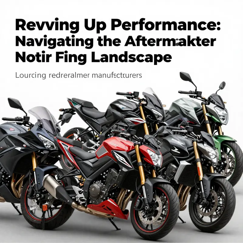 A collage of different motorcycles adorned with colorful aftermarket fairings, emphasizing the customization and variety available in the market.