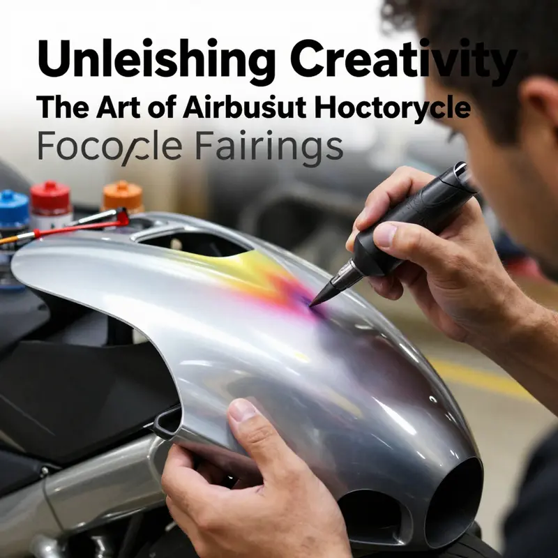 Intricate airbrush designs on motorcycle fairings transforming them into unique pieces of art.
