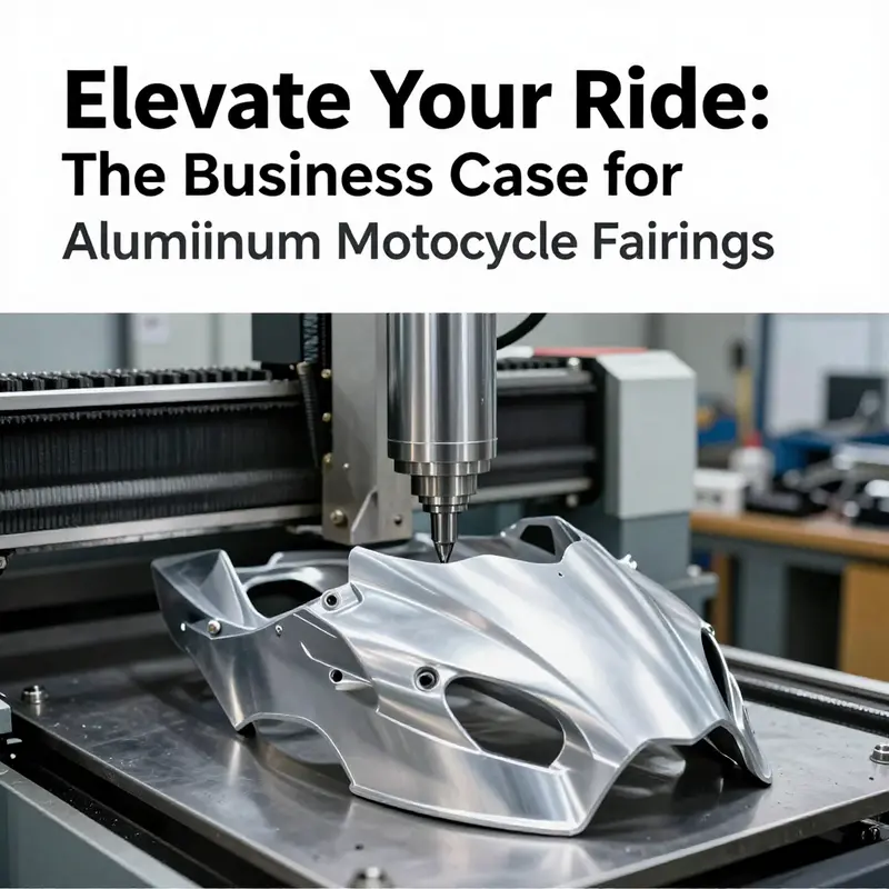 High-tech CNC machining processes for crafting aluminum motorcycle fairings.