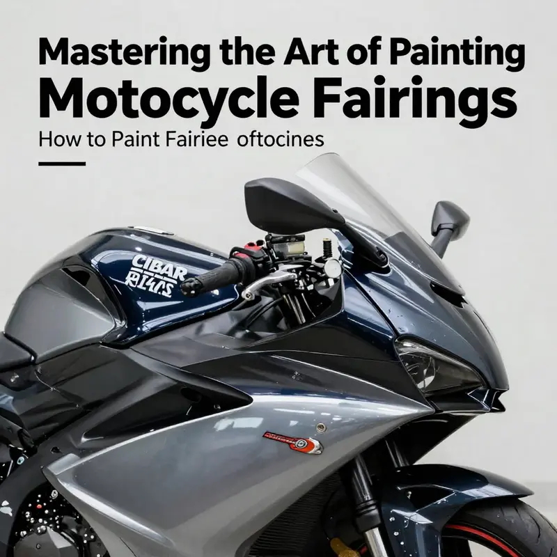 Thorough preparation is vital for a successful paint job on motorcycle fairings.