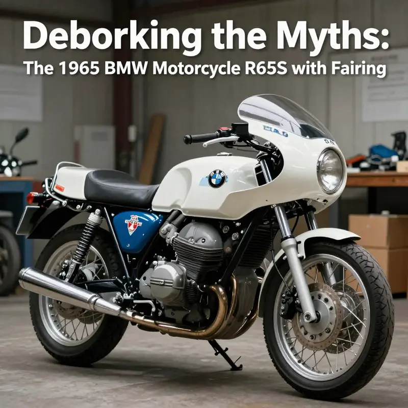 This image captures the aesthetic of BMW motorcycles from the early 1970s, reflecting the era’s styling.