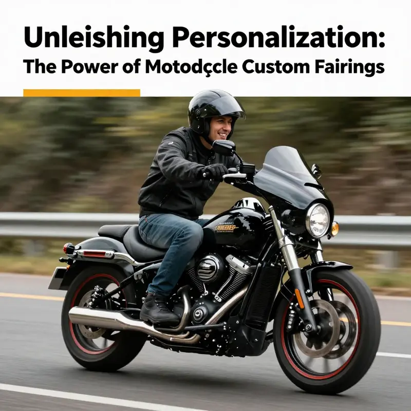 A range of motorcycle custom fairings made from different materials, showcasing their unique attributes.
