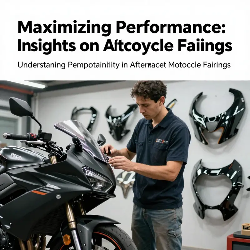 Mechanics verifying the compatibility of aftermarket motorcycle fairings with OEM specifications.